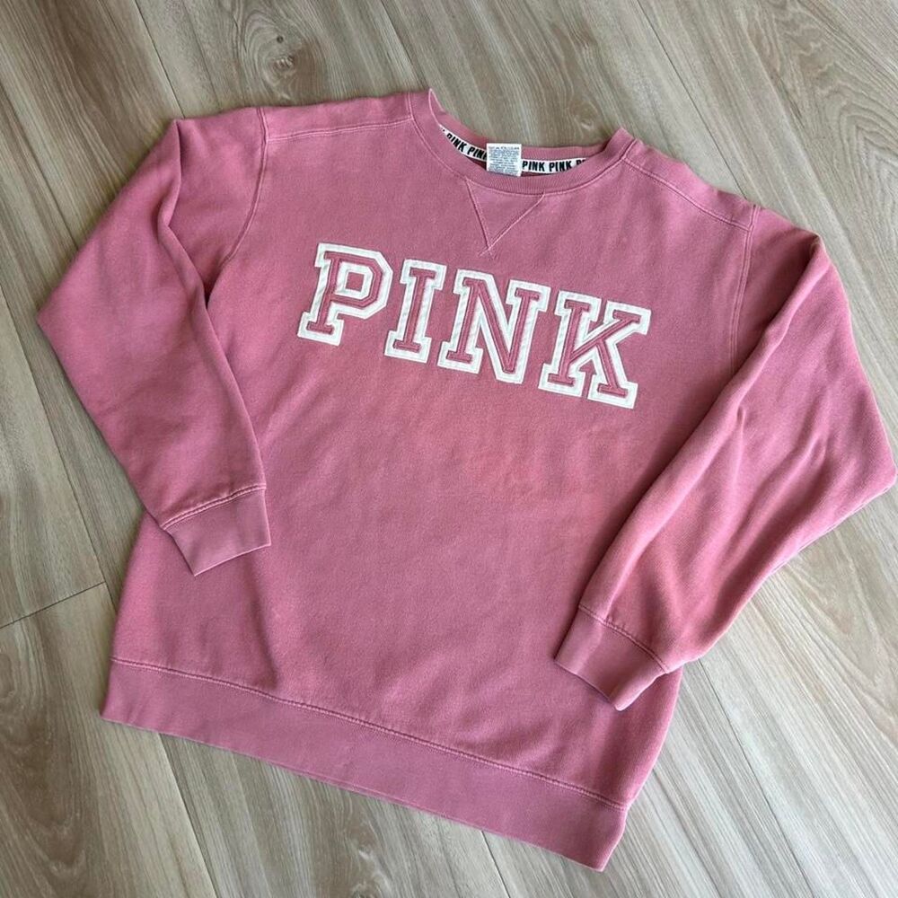 Victorias Secret Pink Women's Pink Sweatshirt
